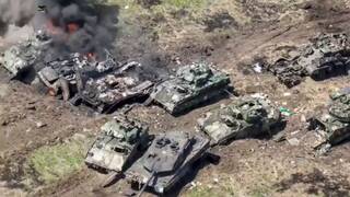 Soldados alemanes combaten en Ucrania